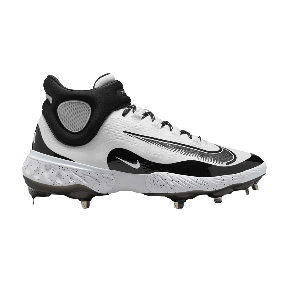 Buy Nike Alpha Huarache Elite 4 Mid 'White Black' - FD2744 107 | GOAT