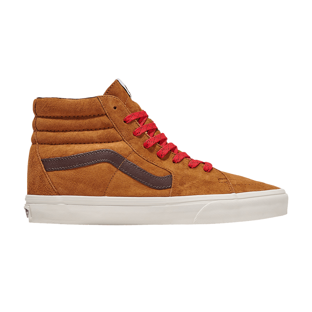 Buy Vans Sk8-Hi 'Plaid - Glazed Ginger Brown' - VN000CMXN1Z | GOAT