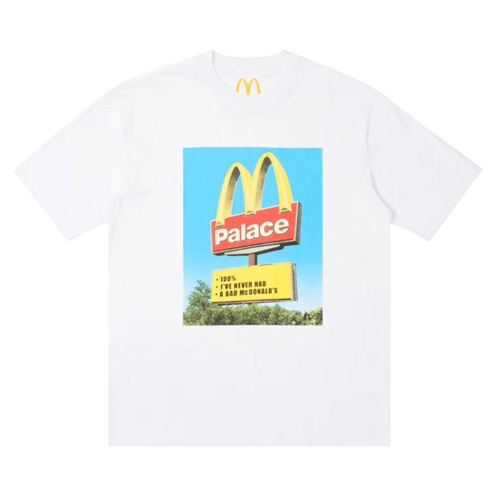 【Palace x McDonald's】 Logo T-Shirt White ★大人気★ Buy Palace x McDonald's Logo T-Shirt 'White' - P25TS338 | GOAT