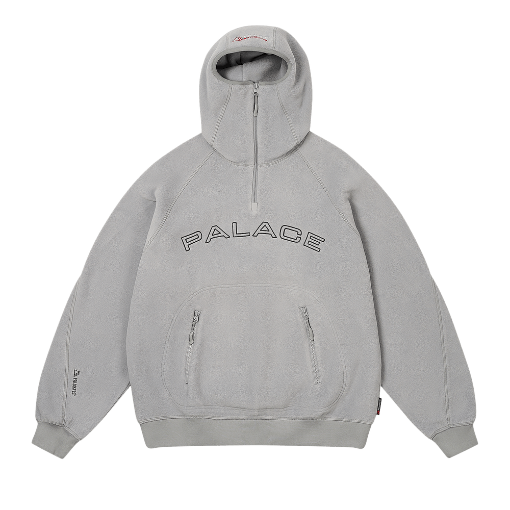 Buy Palace Polartec Shadow Hood 'Grey' - P27CS154 | GOAT