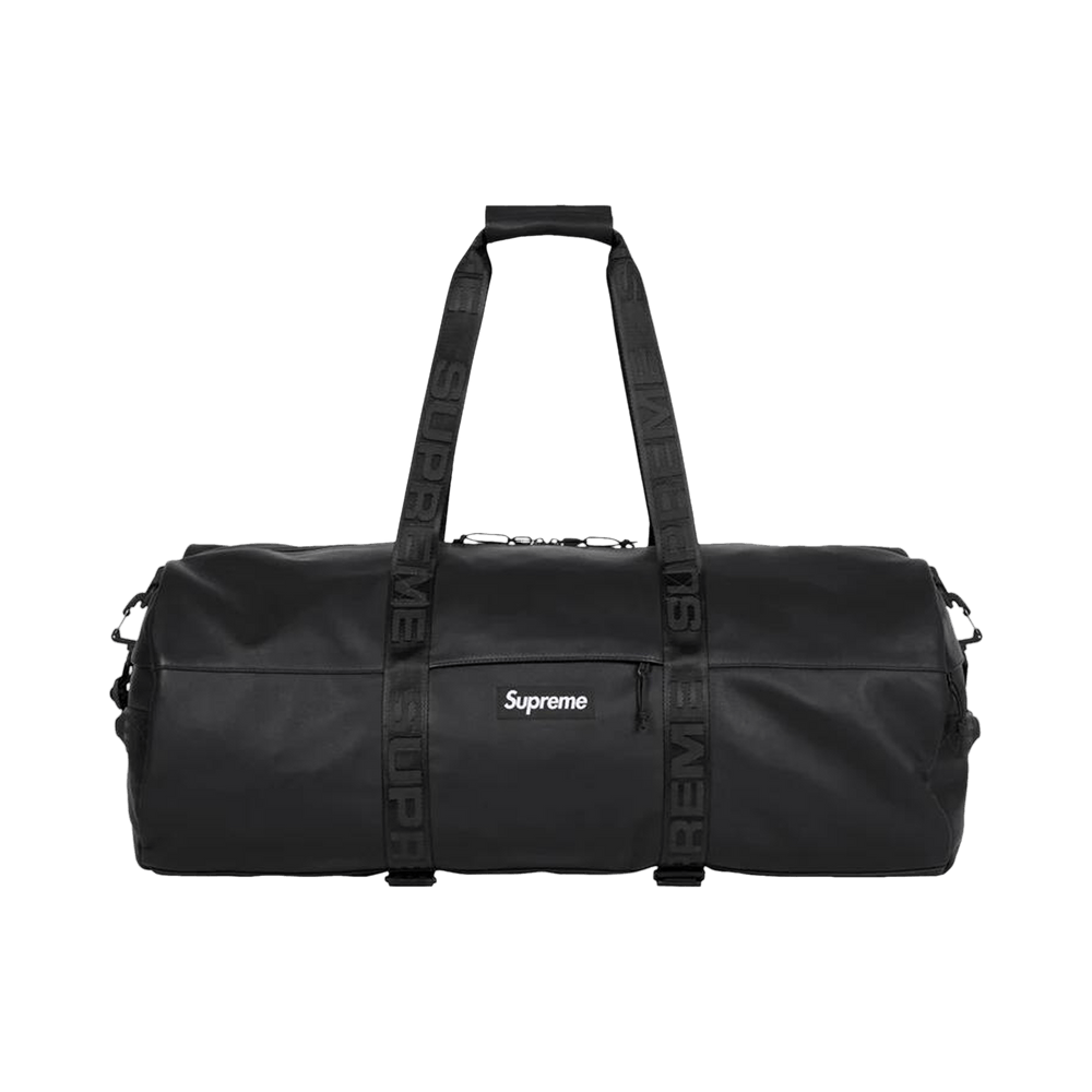 Buy Supreme Leather Large Duffle Bag 'Black' - FW24B46 BLACK