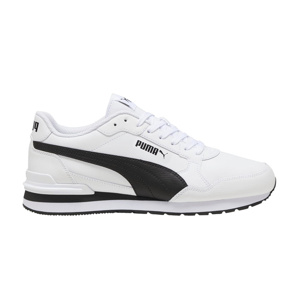 Buy ST Runner v4 Leather 'White Cast Iron' - 399068 02 | GOAT