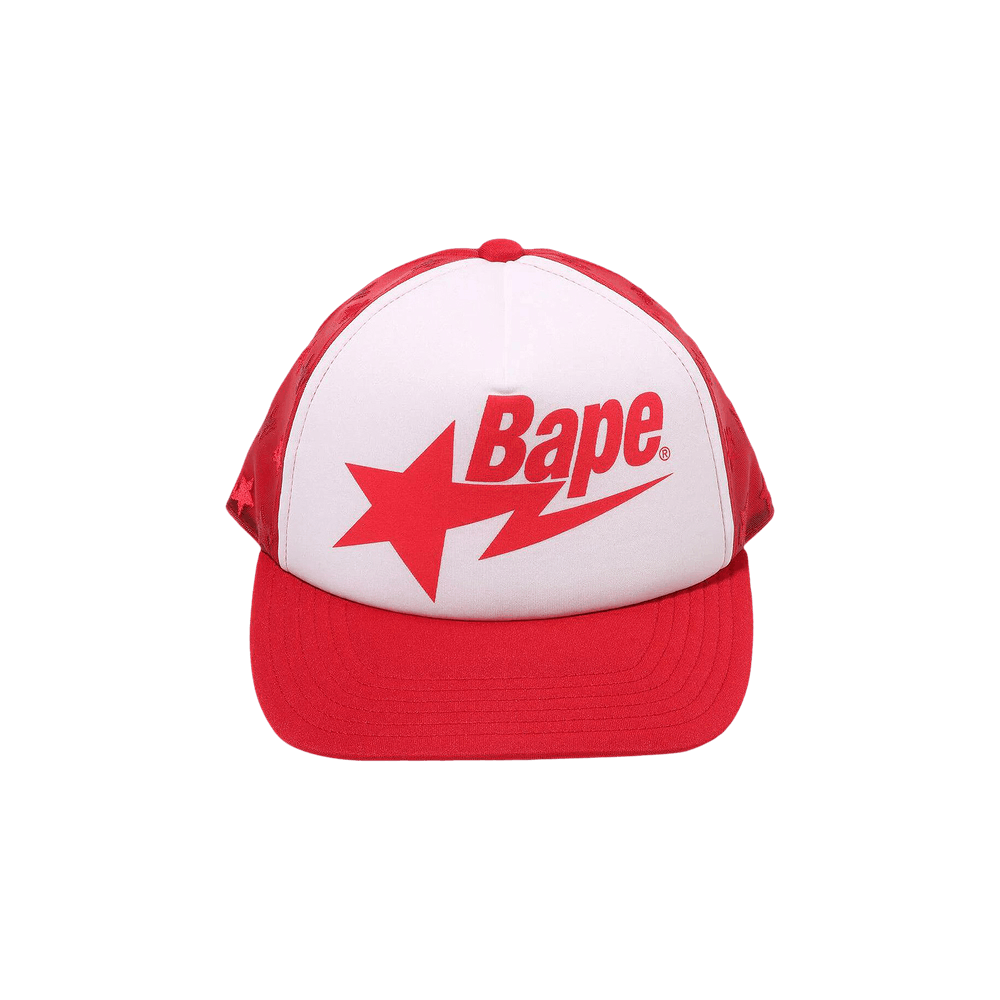 Buy BAPE Sta Mesh Cap 'Red' - 1K80 180 009 RED | GOAT