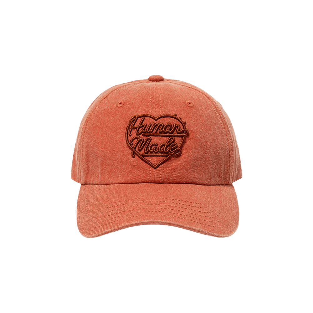 Buy Human Made 6 Panel Twill Cap #1 'Orange' - HM28GD027