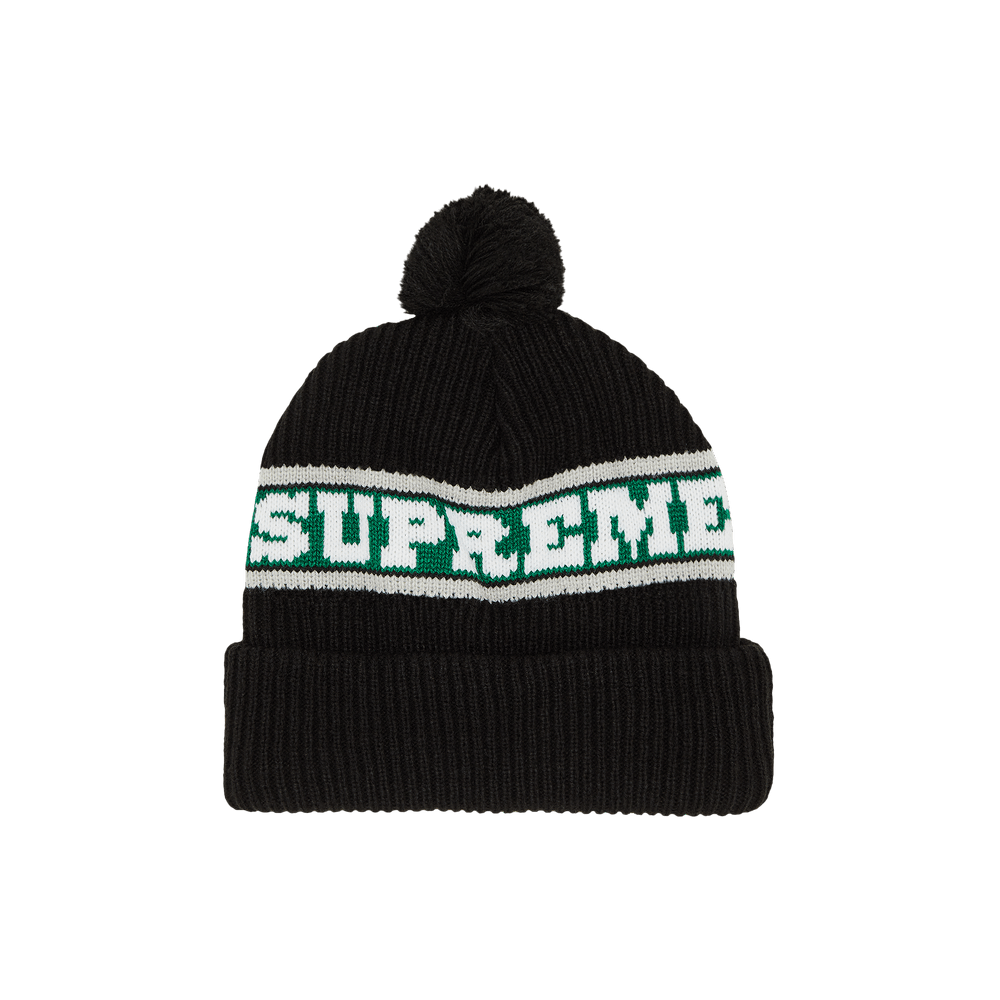 Buy Supreme Big Stripe Beanie 'Black' - FW24BN40 BLACK | GOAT UK