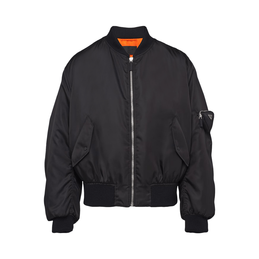 Buy Prada Re-Nylon Bomber Jacket 'Black' - SGB903 1WQ8 F0002