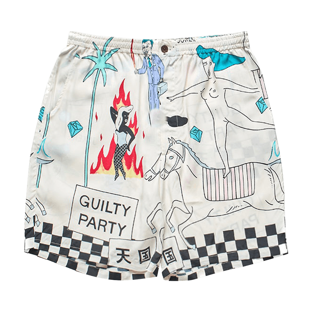 Buy Wacko Maria Hawaiian Shorts (Type 5) 'White' - 24SS WMP HI05