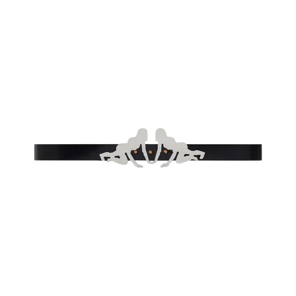 Buy Mowalola Maxine Buckle Belt 'Black' - MOSS24BE01036313