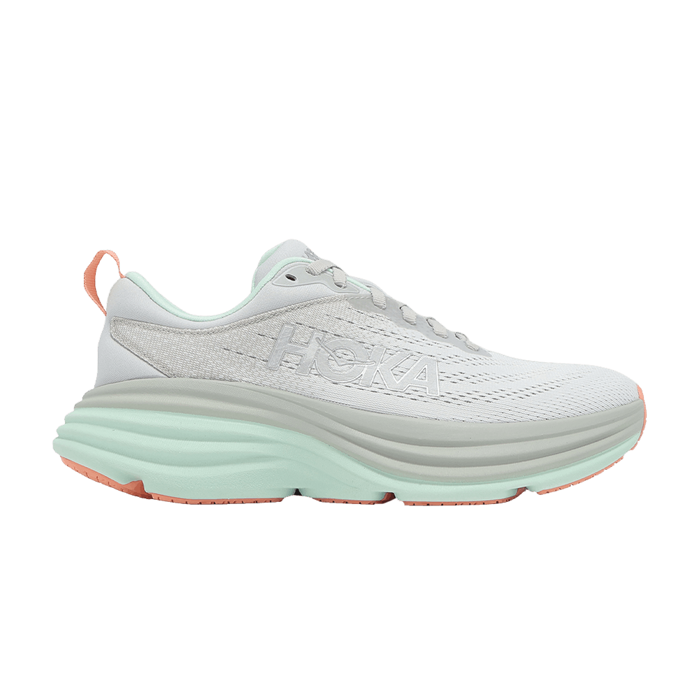 Hoka Wmns Bondi 8 Wide 'stardust Aqua Breeze'