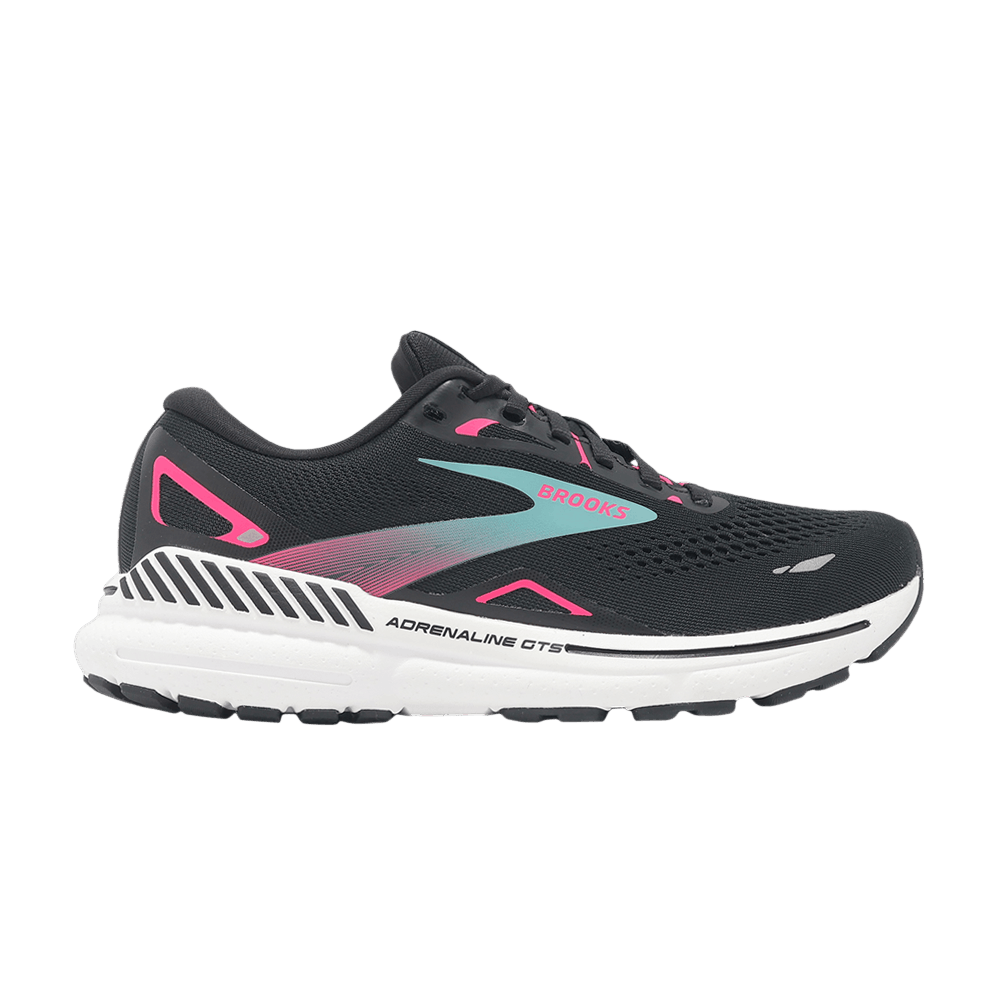 Brooks Wmns Adrenaline Gts 23 Gore-Tex 'black Knockout Pink Aqua'