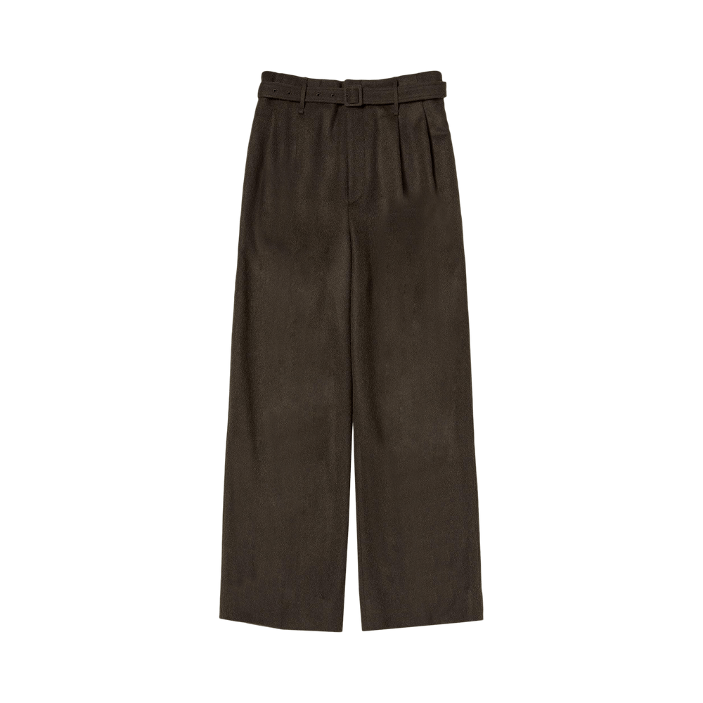 パンツ AURALEE25awBABY CAMELFLANNELTWOTUCKSLACK IMG_1443_0ad9b8c7-4b3b-4259-