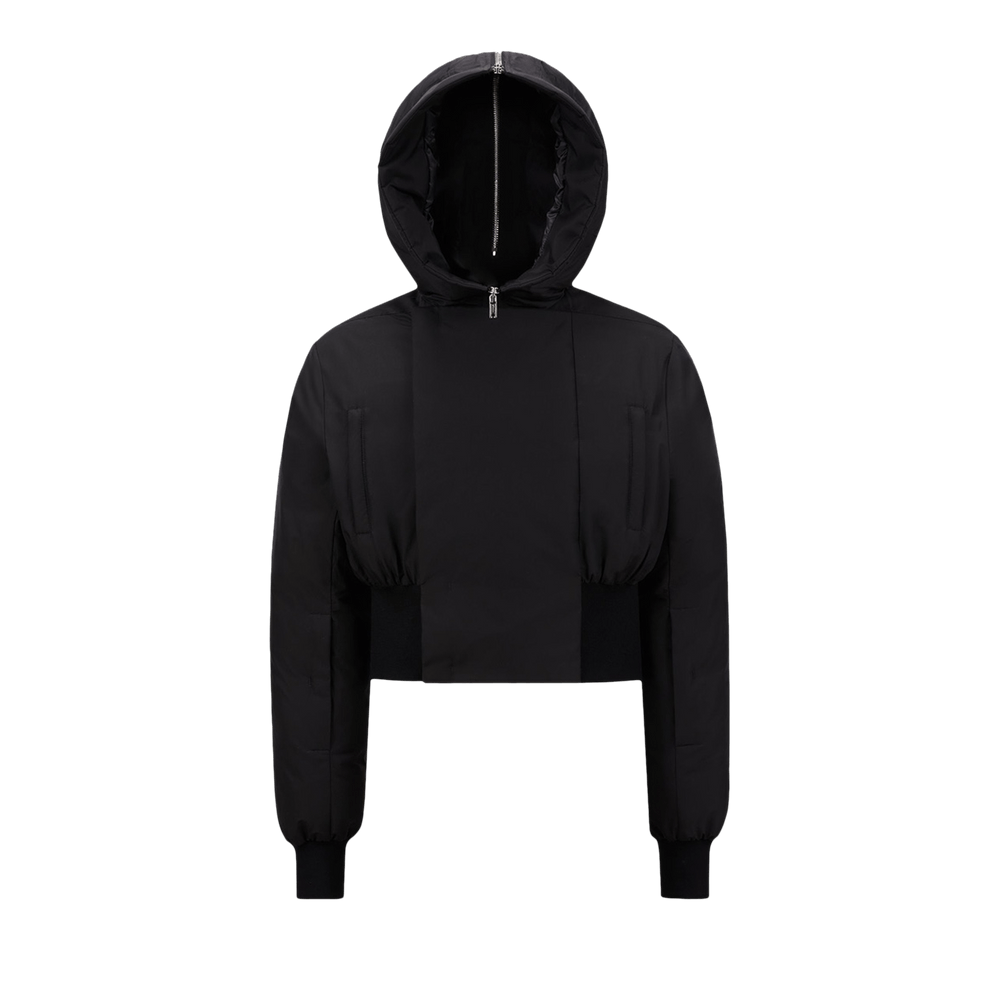 Buy Moncler x Rick Owens Woven Alice Parka 'Black' - MU02D1A06