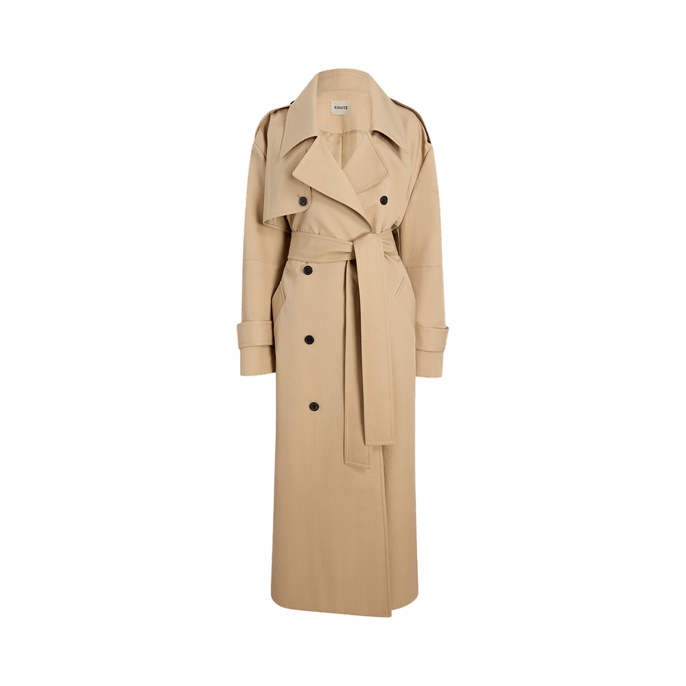 Khaite マスロ トレンチコト 7109186 963 Buy Khaite Mazlow Coat 'Beige' - 7109186 963 | GOAT