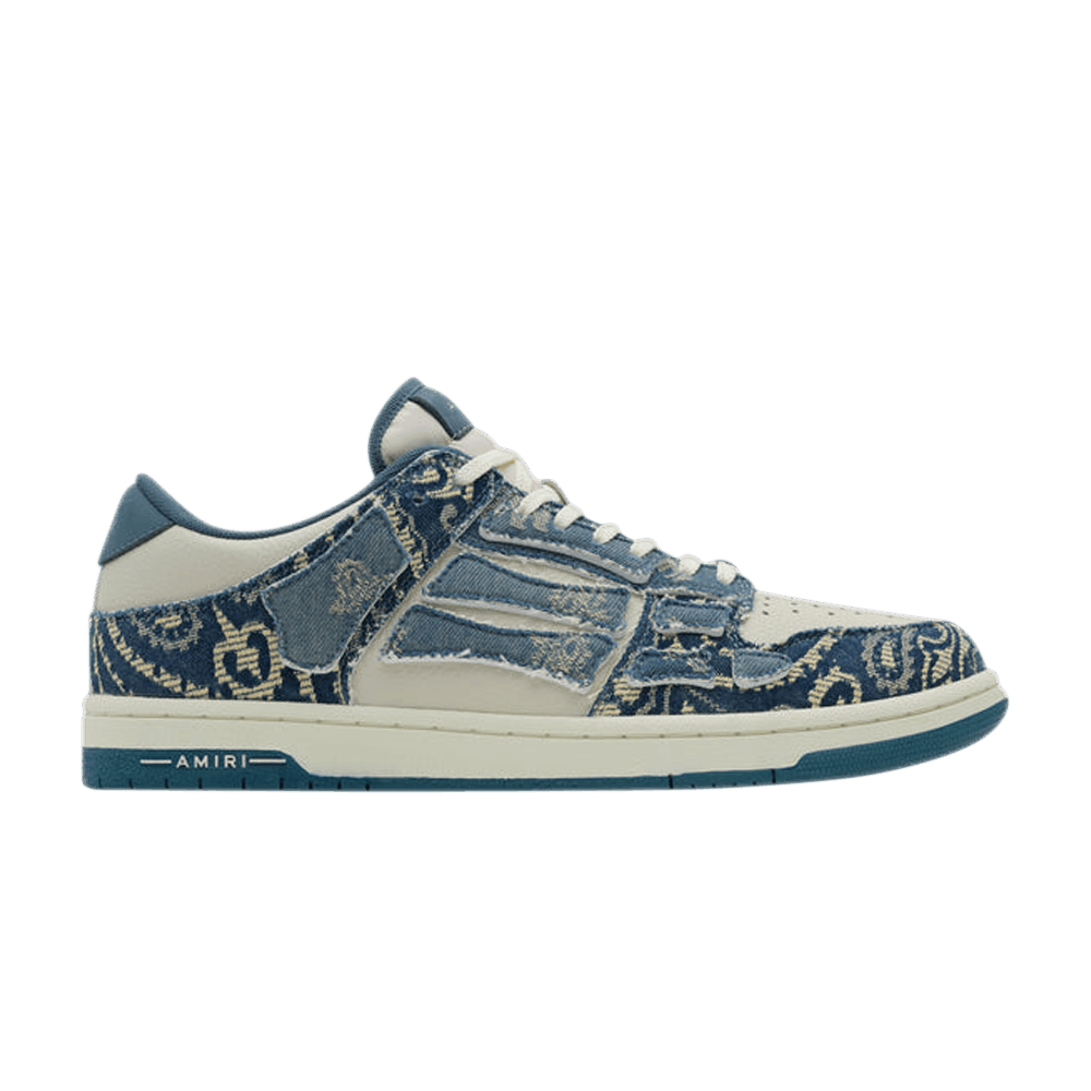 Buy Amiri Skel Top Low 'Bandana Jacquard - Denim