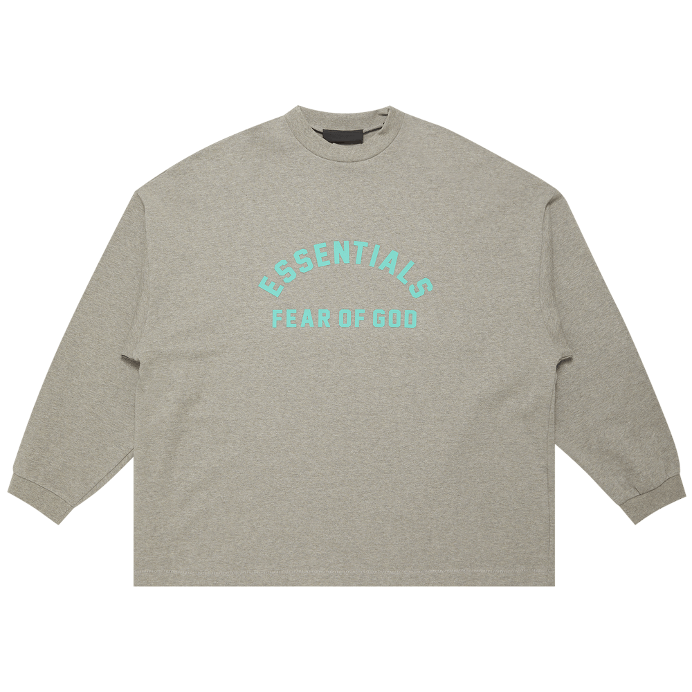 Buy Fear of God Essentials Long-Sleeve T-Shirt 'Dark Heather