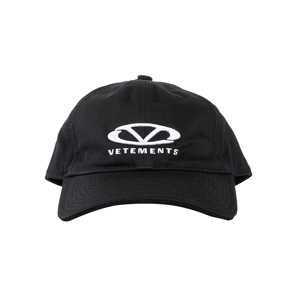 Buy Vetements Oval Logo Cap 'Black' - UA66CA100B BLAC | GOAT