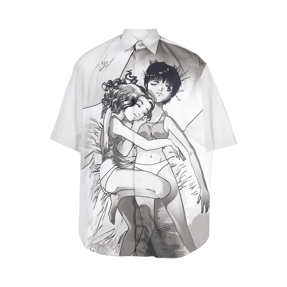Buy Vetements Anime Short-Sleeve Shirt 'Black/White' - UE64SH900B