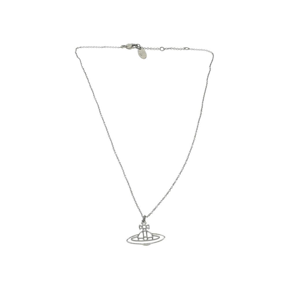 ♡Vivienne Westwood♡ジルコニアペンダント Buy Vivienne Westwood 2D Orb Necklace 'Silver' - 00374