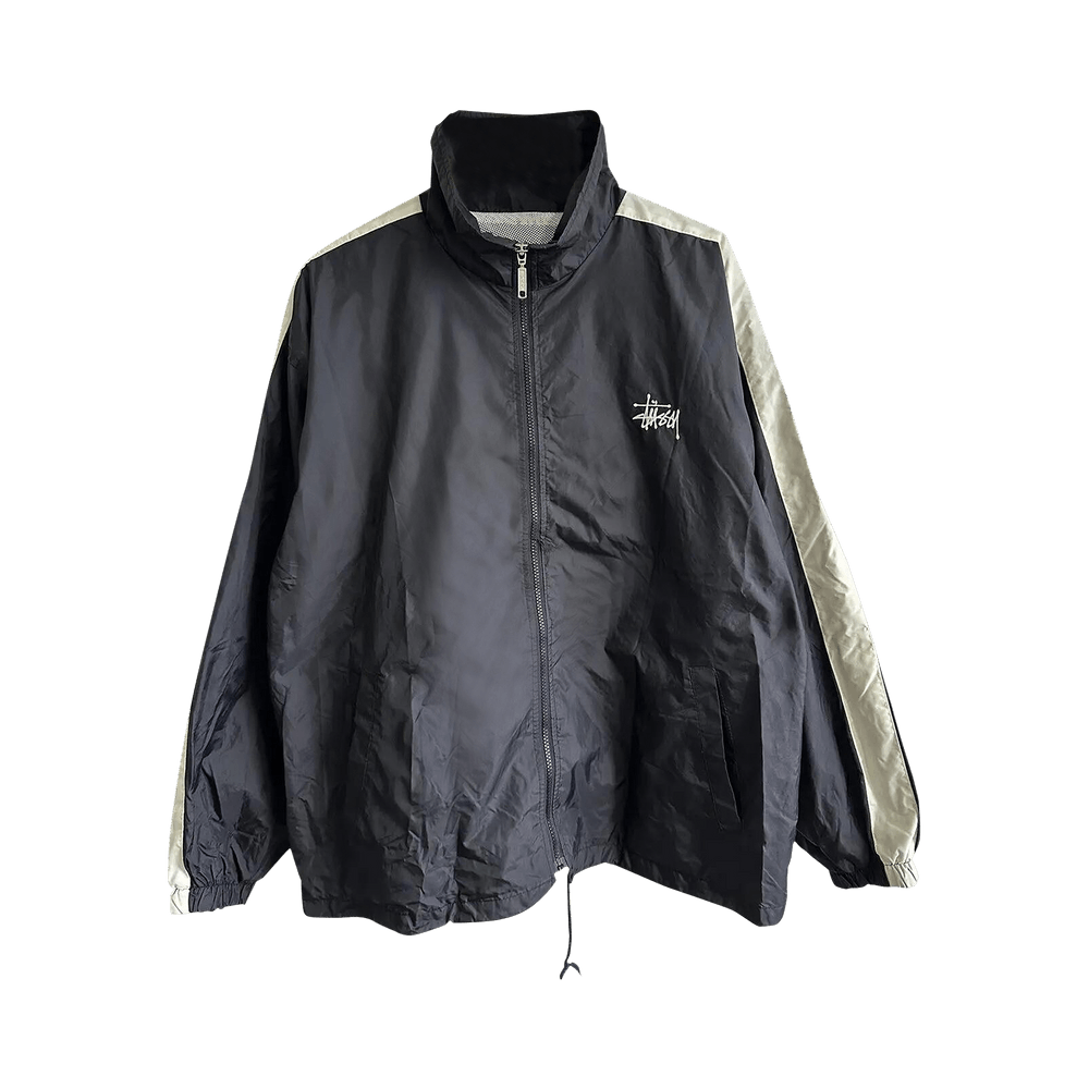 ジャケット・アウター old stussy bootleg archive Windbreaker USED】90'S BOOTLEG STUSSY RASTA COLOR NYLON JAC