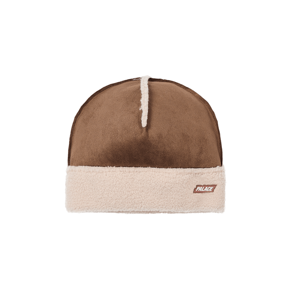 Size l/xl Palace Shearling Beanie 'Caked Brown'