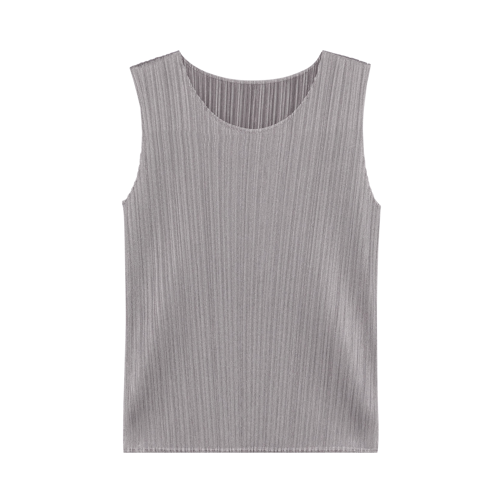 Buy Pleats Please Issey Miyake Basics Shirt 'Grey' - PP49JK101 12