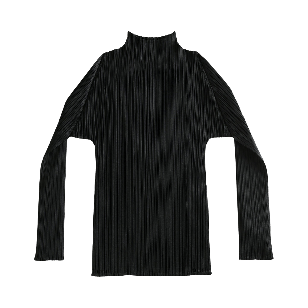 Buy Pleats Please Issey Miyake Basics Shirt 'Black' - PP49JK104 15