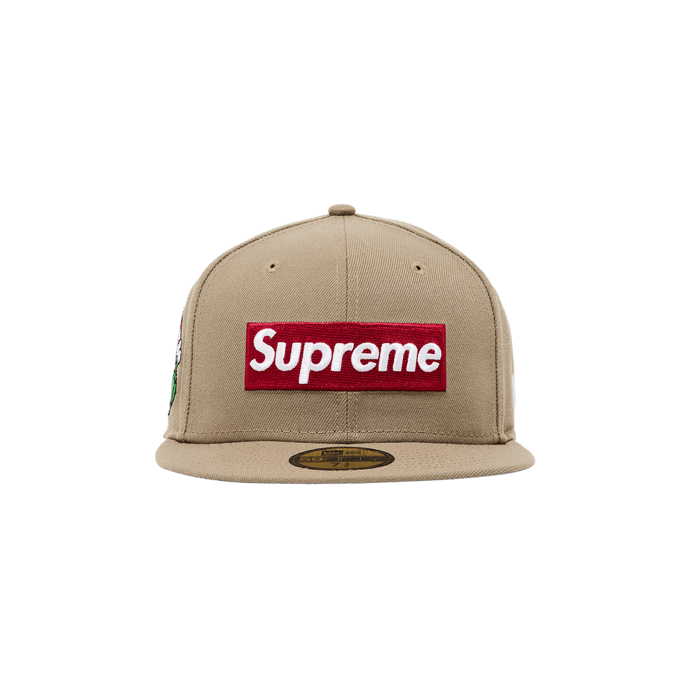 Size 7 1/2 Supreme Grinch Box Logo New Era 'Khaki'