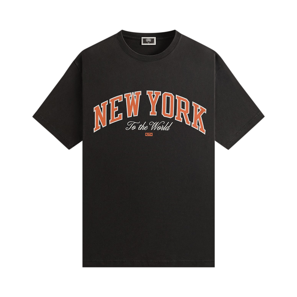 Buy Kith For The New York Knicks New York To The World Vintage Tee