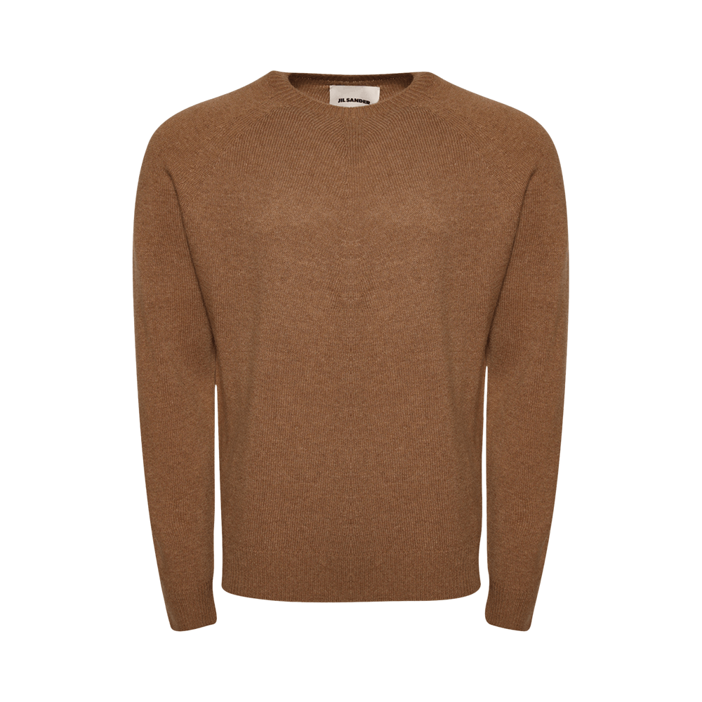 トップス 90s JIL SANDER Felted Wool Cashmere Knit Buy Jil Sander Wool Cashmere Crewneck Knit Top 'Cinnamon