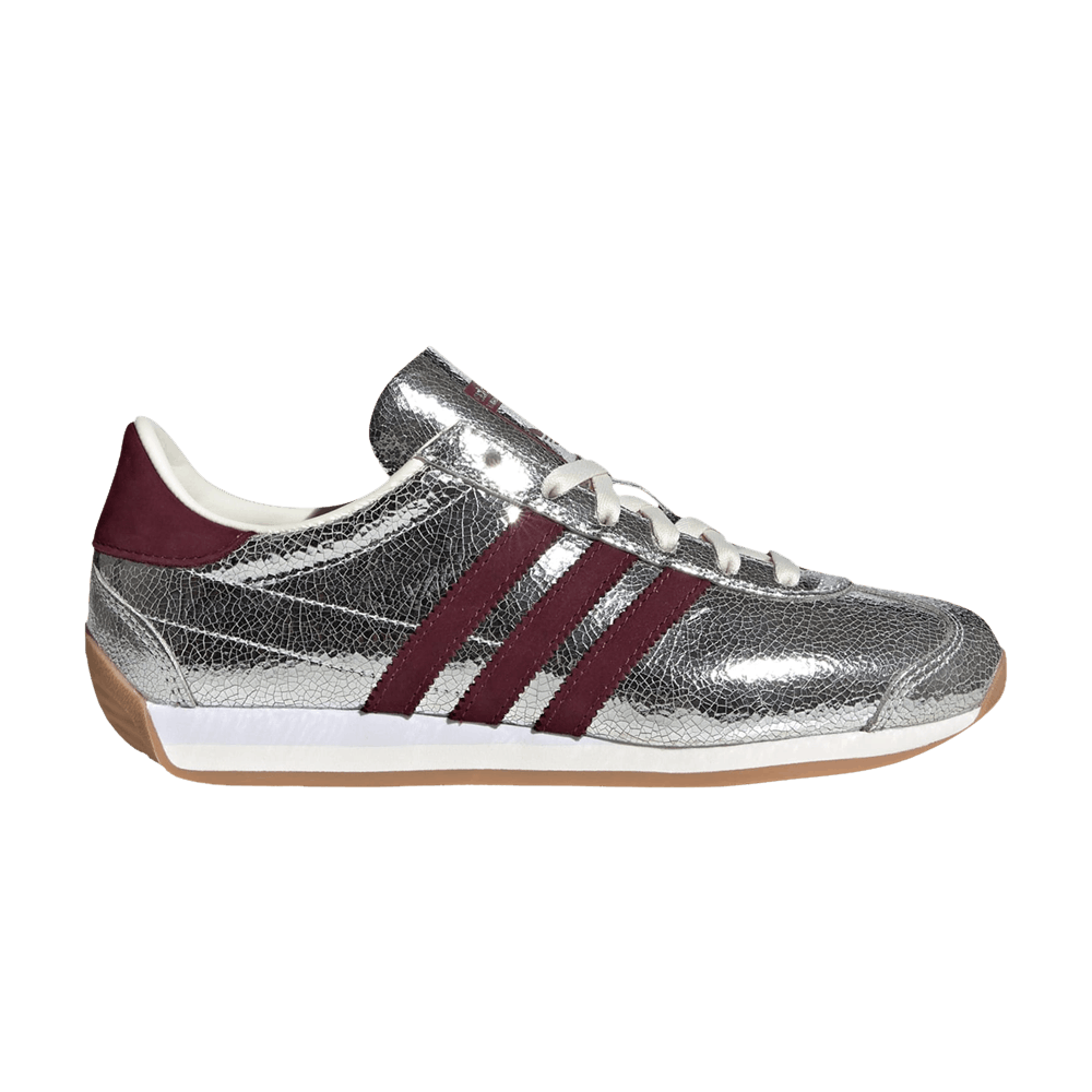 Adidas Wmns Country OG 'silver Metallic Maroon'