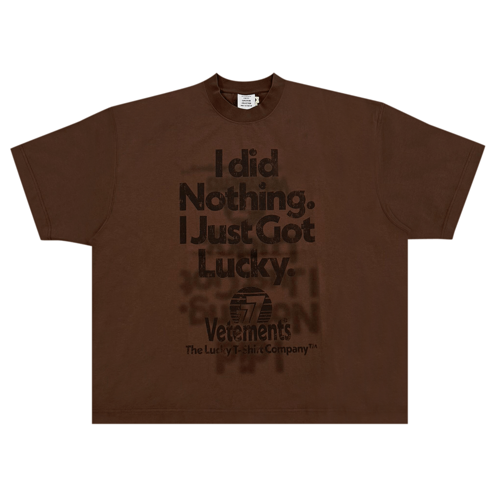 Buy Cactus Jack by Travis Scott x Vetements Lucky Tee 'Brown