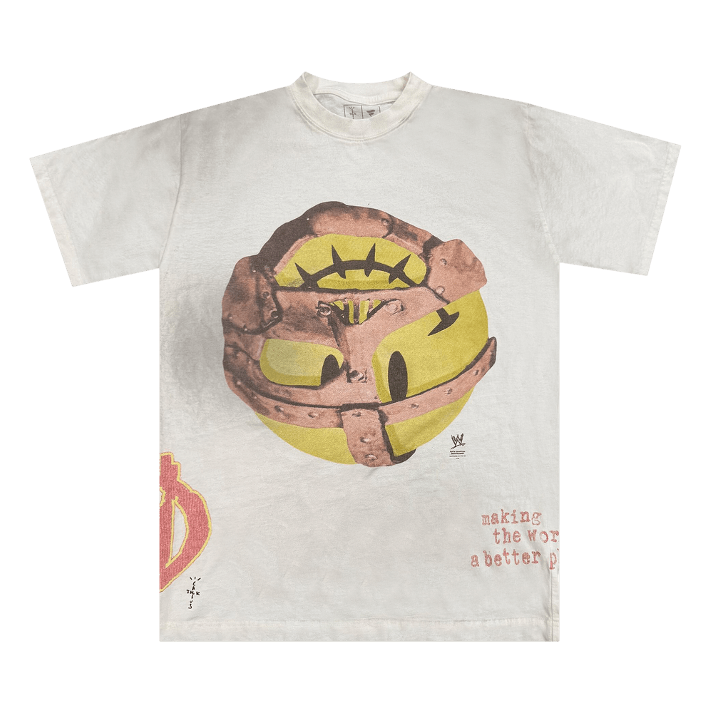 国内発送■CACTUS JACK■× WWE CJ X WWE MANKIND TEE Buy Cactus Jack by Travis Scott x WWE Mankind Tee 'White