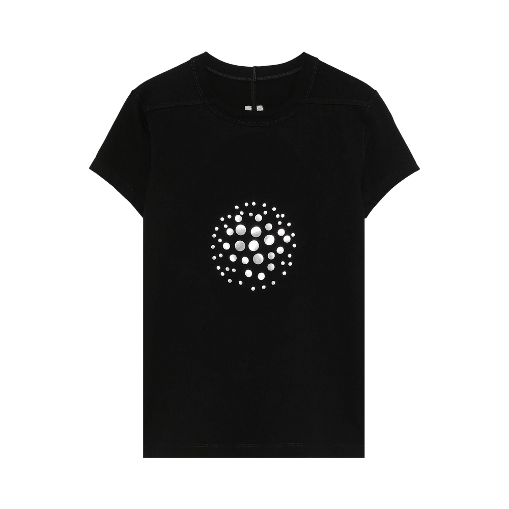 【正規店出品】RICK OWENS RP01B4235 JS CROPPED LEVEL T-SHIRT RICK OWENS CROPPED LEVEL T-SHIRT DUST SS22 | DOSHABURI