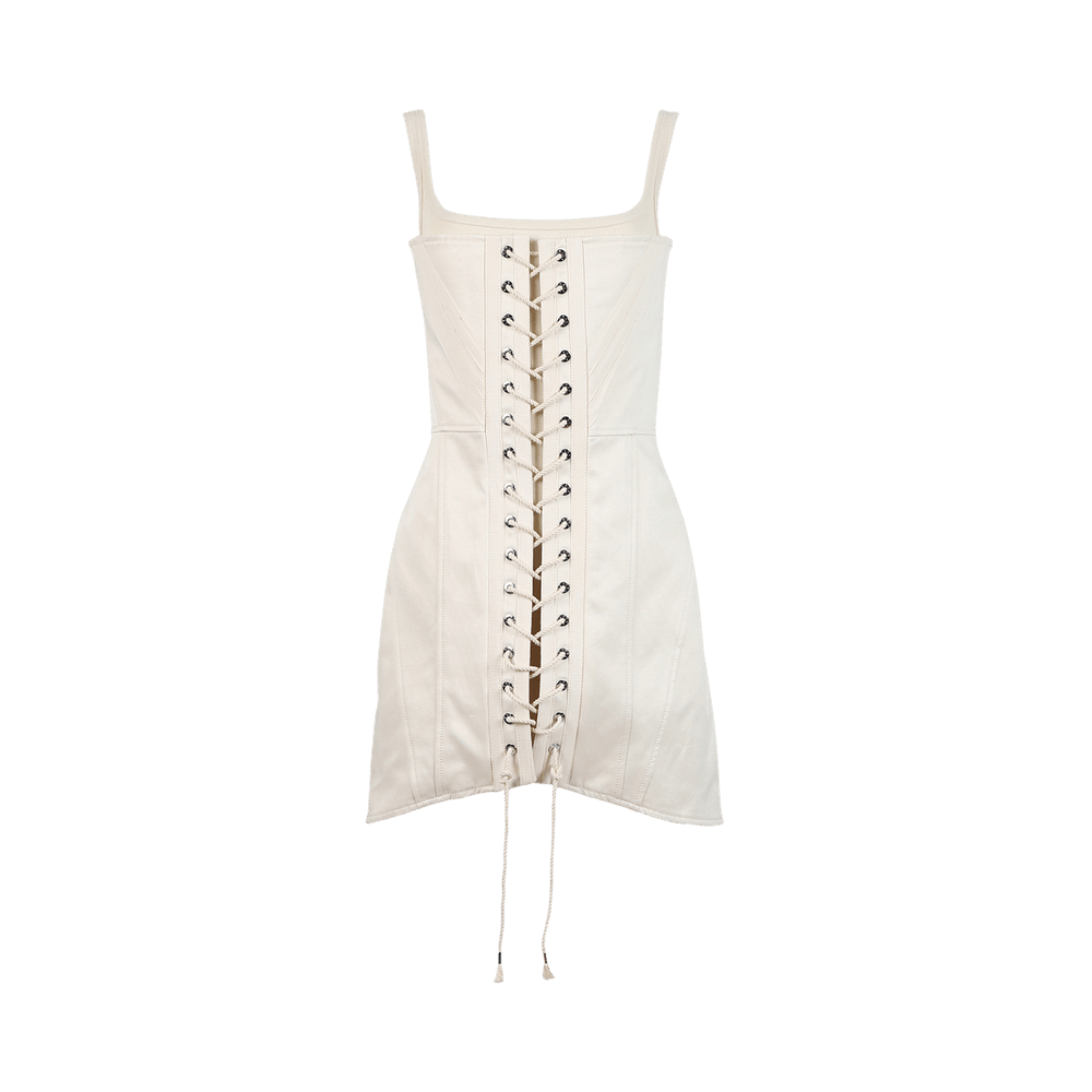 Buy Dion Lee Laced Utility Corset Dress 'Unbleached' - A9818R22 UNBL | GOAT