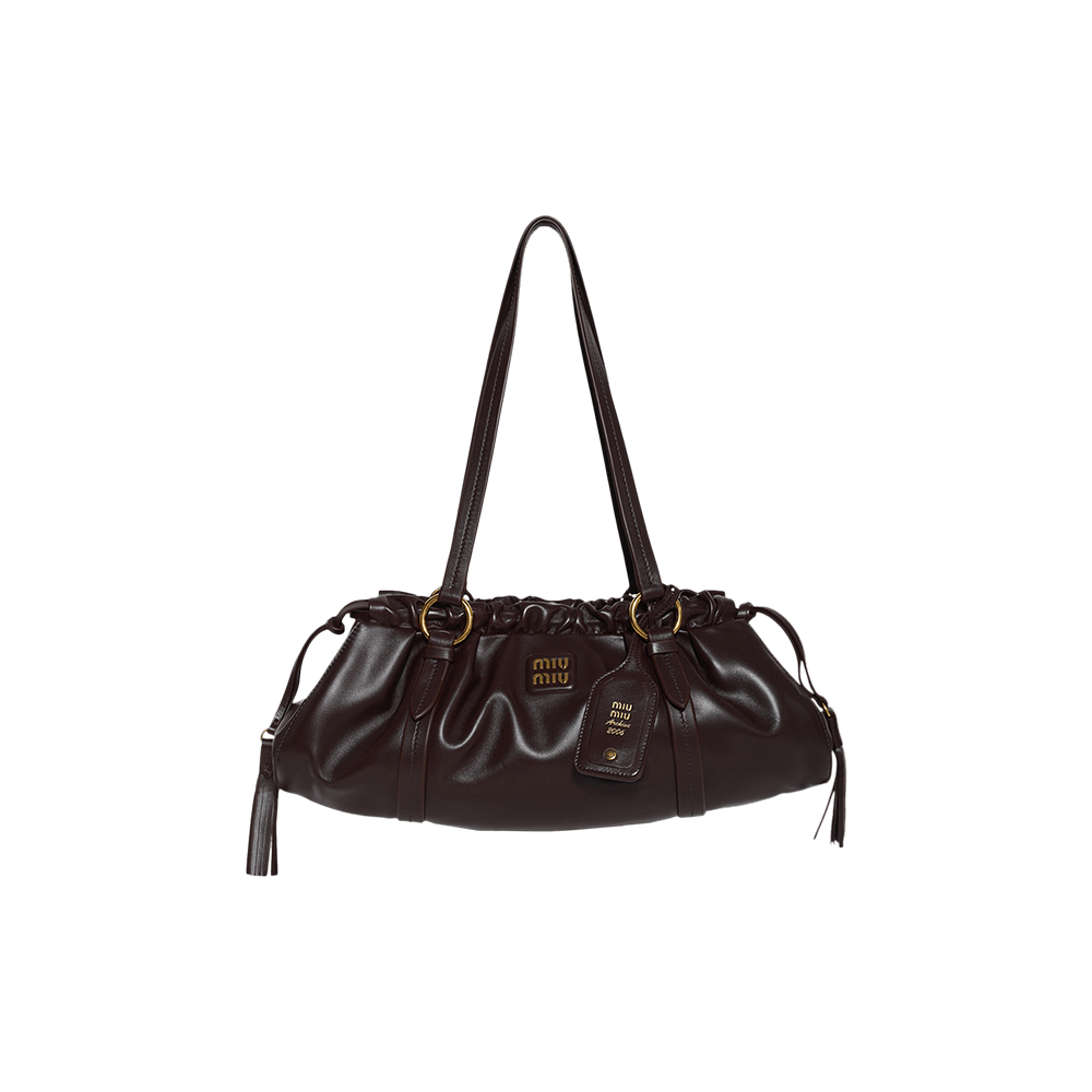 ハンドバッグ MiuMiu | Leather bag 5BA289_2CRM_F0046_V_OOO Miu Miu】Leather bag レザー バッグ (MiuMiu/ハンドバッグ