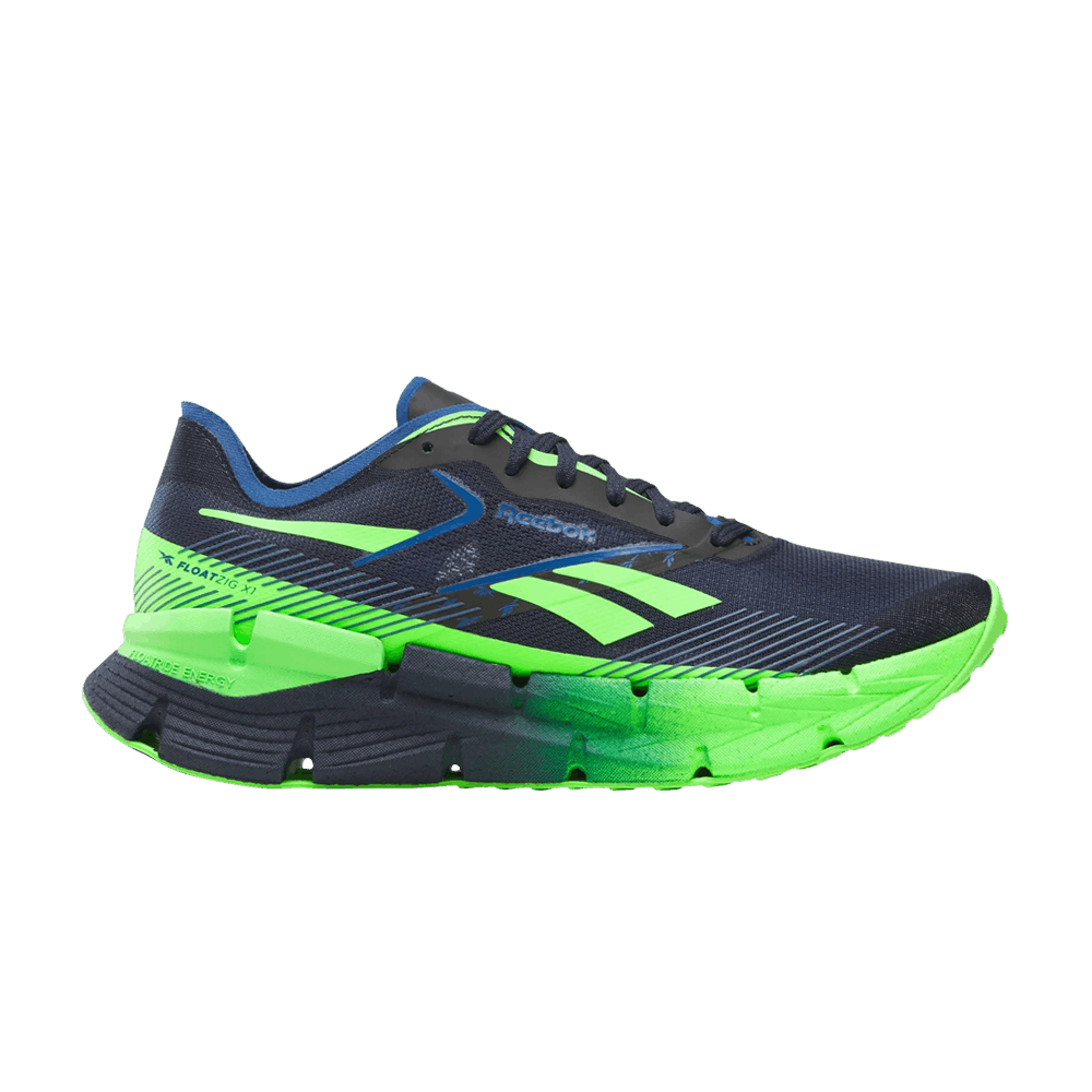 Buy Reebok FloatZig X1 'Twilight Blue Solar Lime' - 100210159 | GOAT