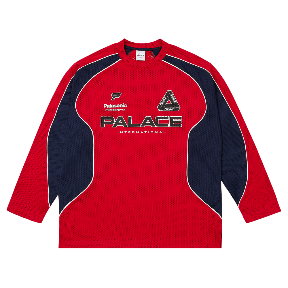 Buy Palace Sport Mit Mesh Top 'Tomato Red' - P27ES093 | GOAT