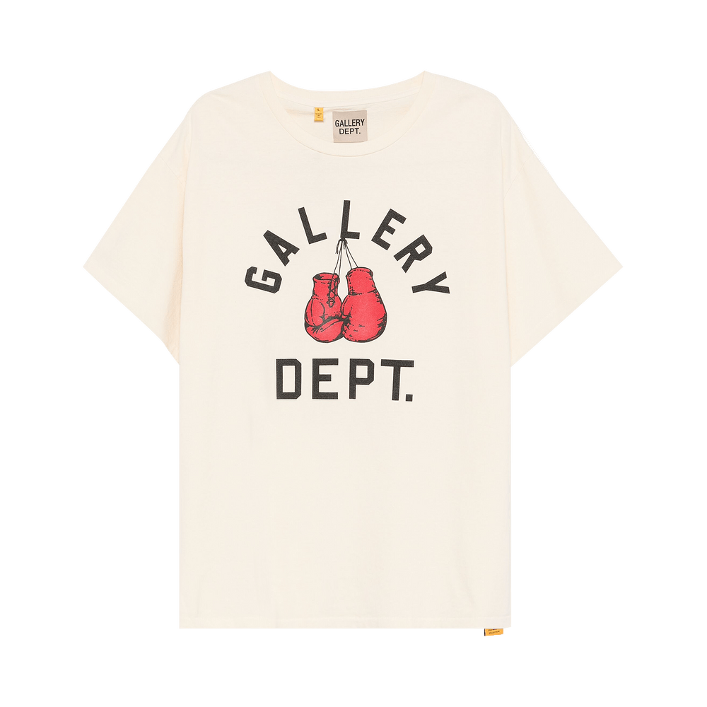 (ギャラリーデプト) BOXING MERCH Tシャツ BMT 10075 Buy Gallery Dept. Boxing Merch Tee 'Cream' - BMT 10075 CREA