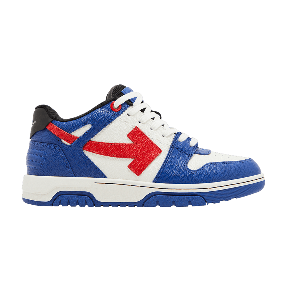off white red and blue