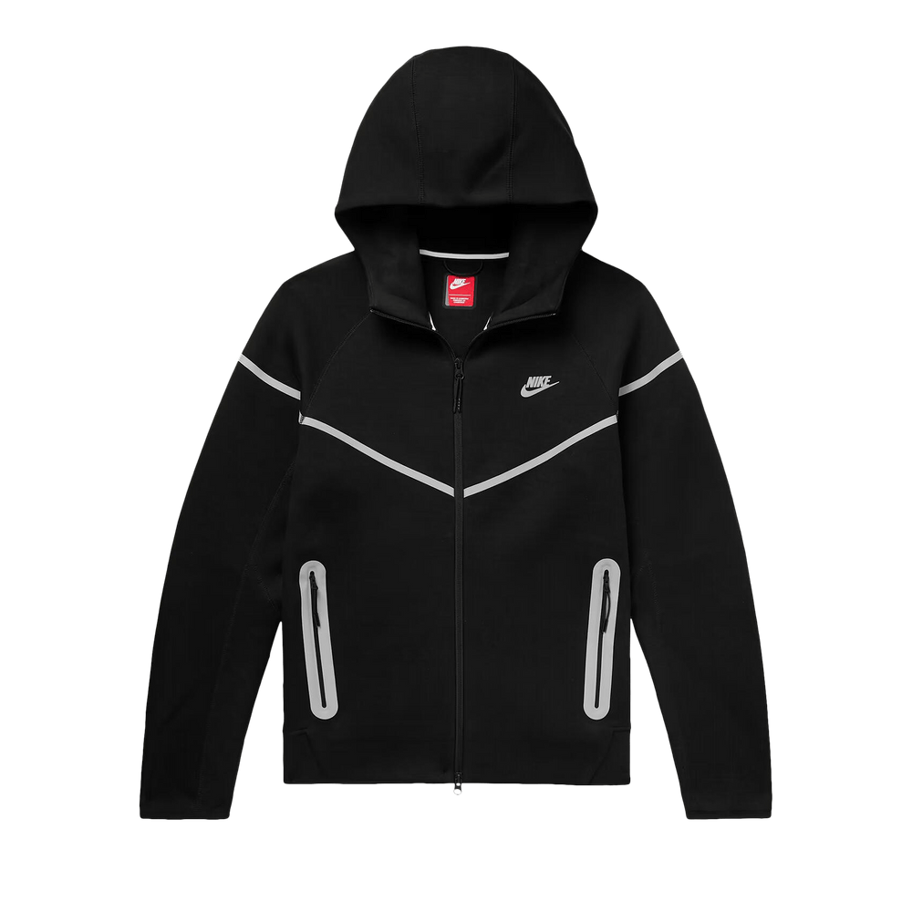 Buy Nike Tech Fleece Full-Zip Windrunner 'Black/Bemis Silver