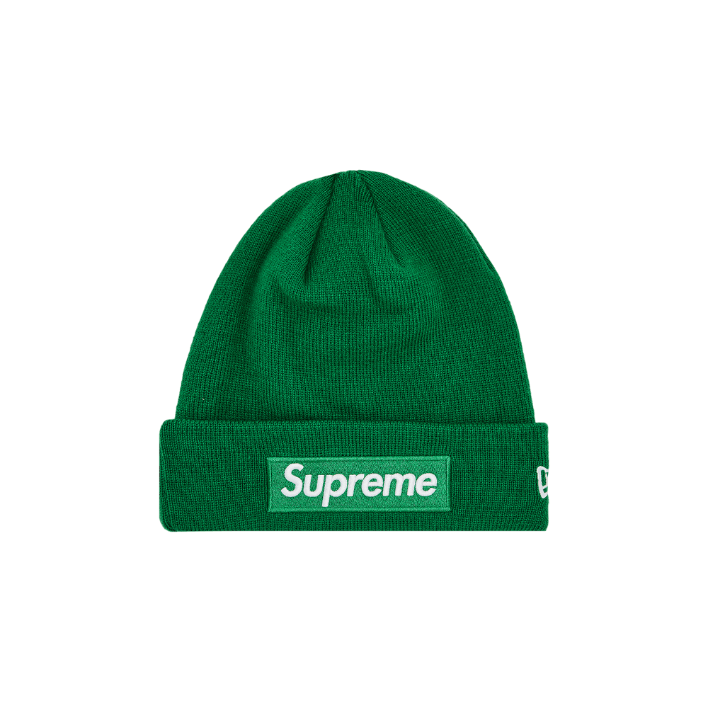 Buy Supreme x New Era Box Logo Beanie 'Green' - FW24BN13