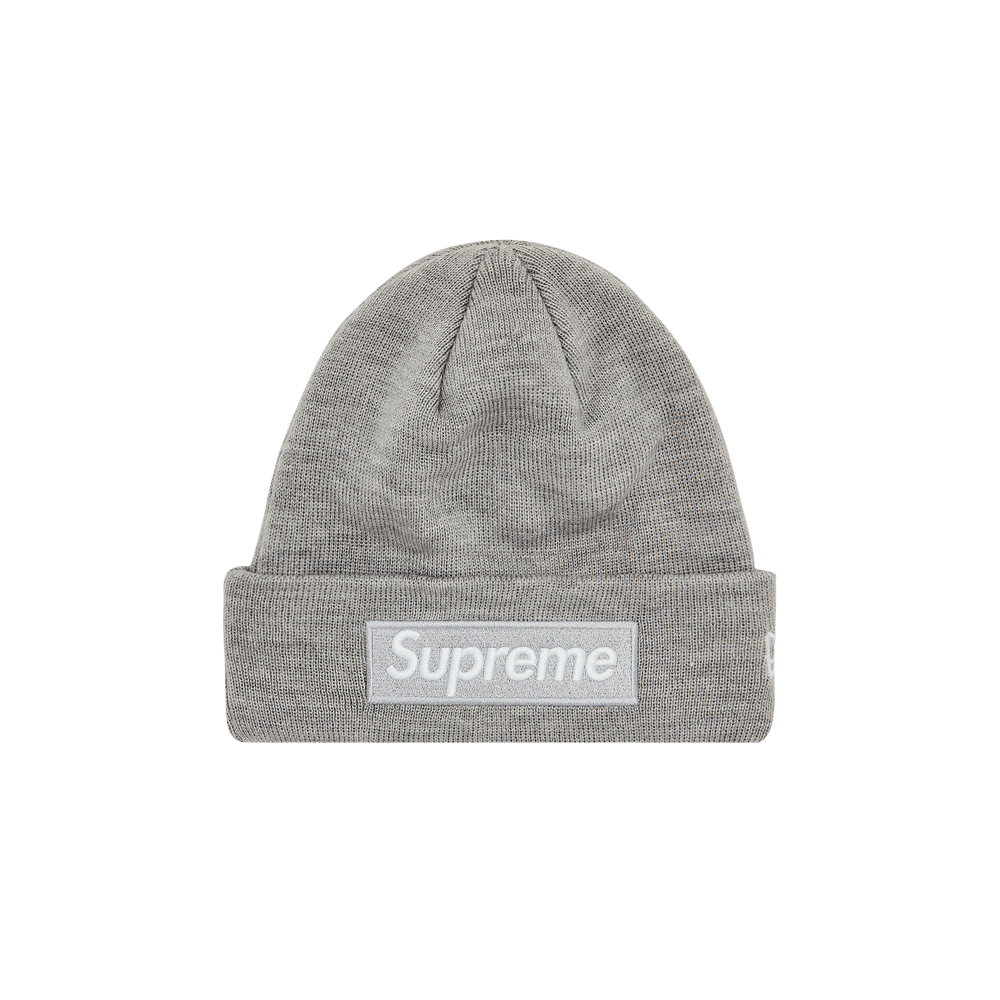 最高級のスーパー Era New x Supreme Buy Box Grey 'Heather Beanie Logo 帽子
