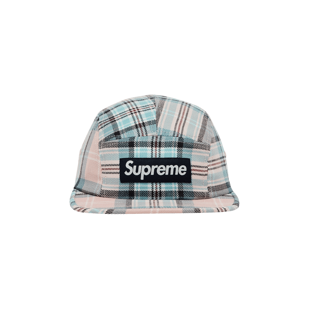 Buy Supreme Lochcarron Camp Cap 'Rose Plaid' - FW24H108 ROSE