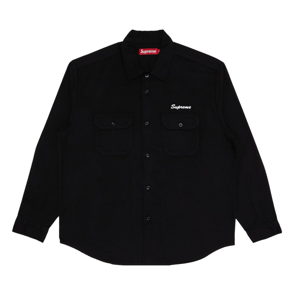 Buy Supreme Mister Cartoon Work Shirt 'Black' - FW24S47