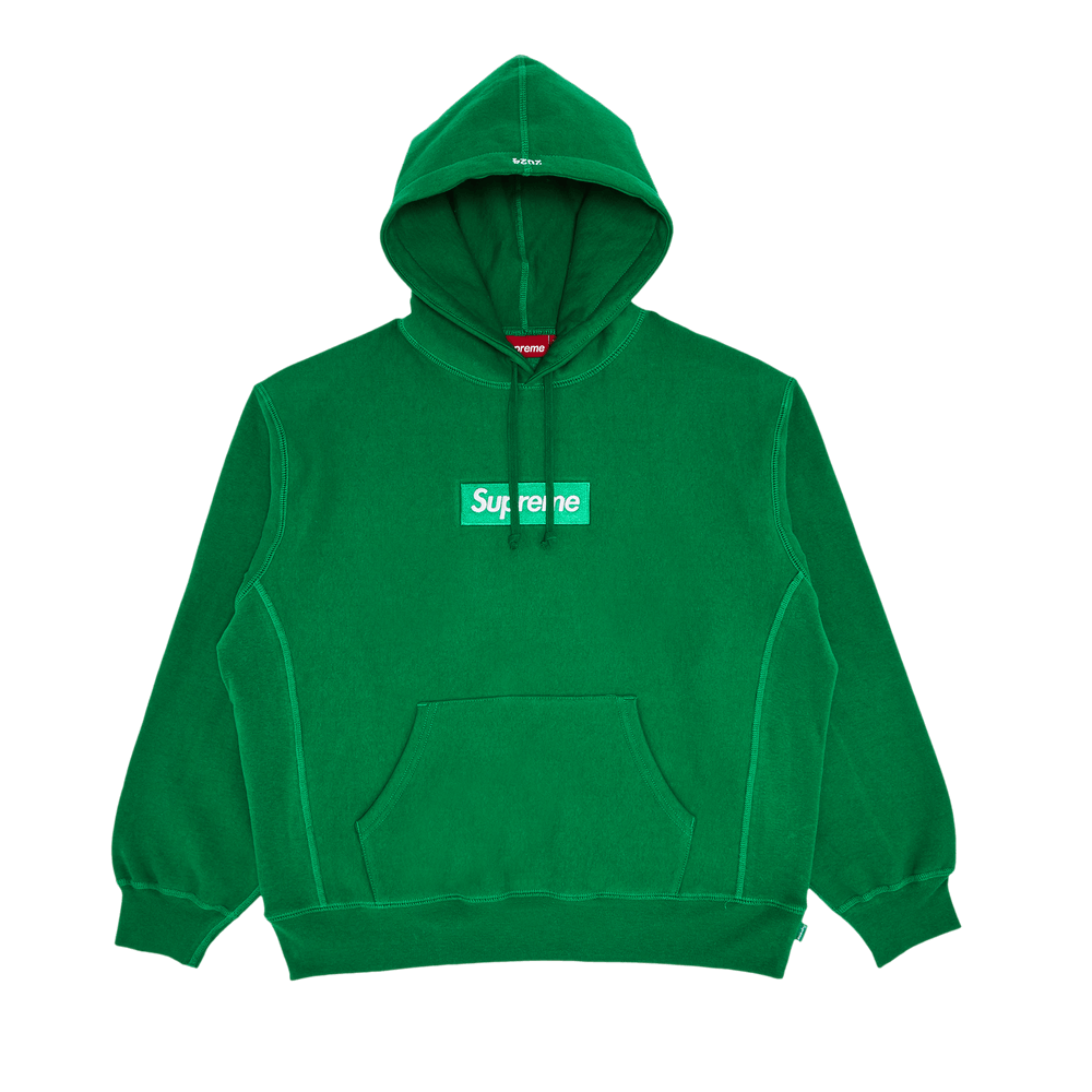【SUPREME】 Box Logo Hooded Sweatshirt Green - 24FW Supreme Box Logo Hoodie | Green | FARFETCH