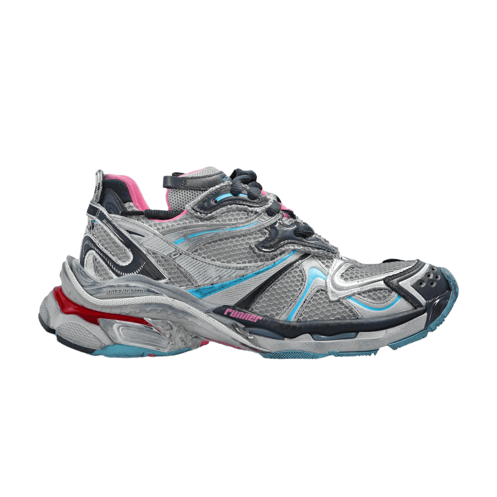 Balenciaga Runner 2.0 Grey Blue Pink Red