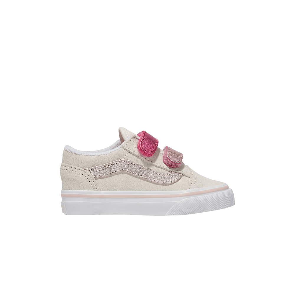 Vans Old Skool V Toddler Marshmallow Metallic Pink