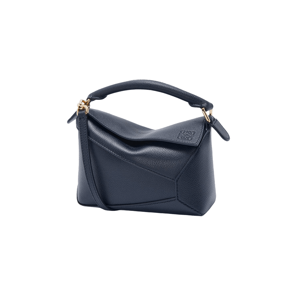 Buy Loewe Puzzle Edge Mini Bag 'Deep Navy' - A510P88X41 5544