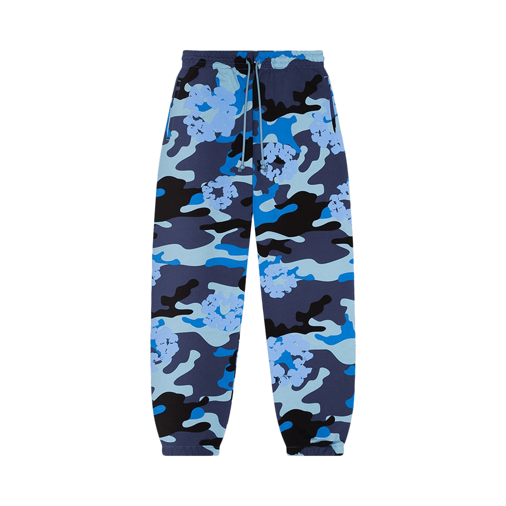 Buy Denim Tears The Wreath Sweatpant 'Blue Camo' - 5650