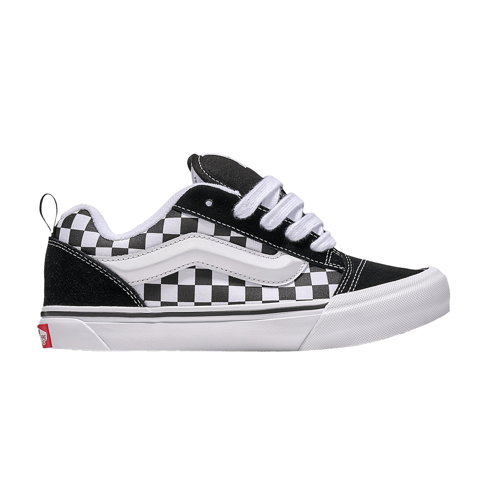 Vans Knu-Skool Little Kids Checkerboard - Black White